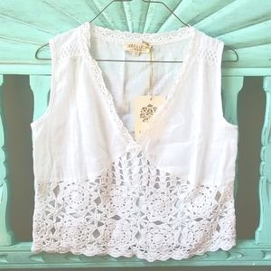 NWT white Rebellion Top small